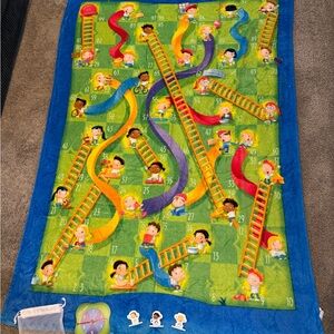 Hasbro Chutes & Ladder Game Blanket toy - Never used